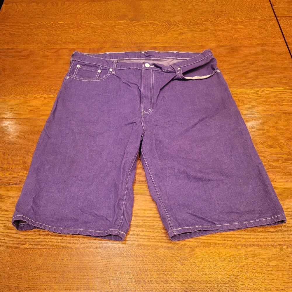 Levi's 569 Denim Jean Shorts Purple Size 40